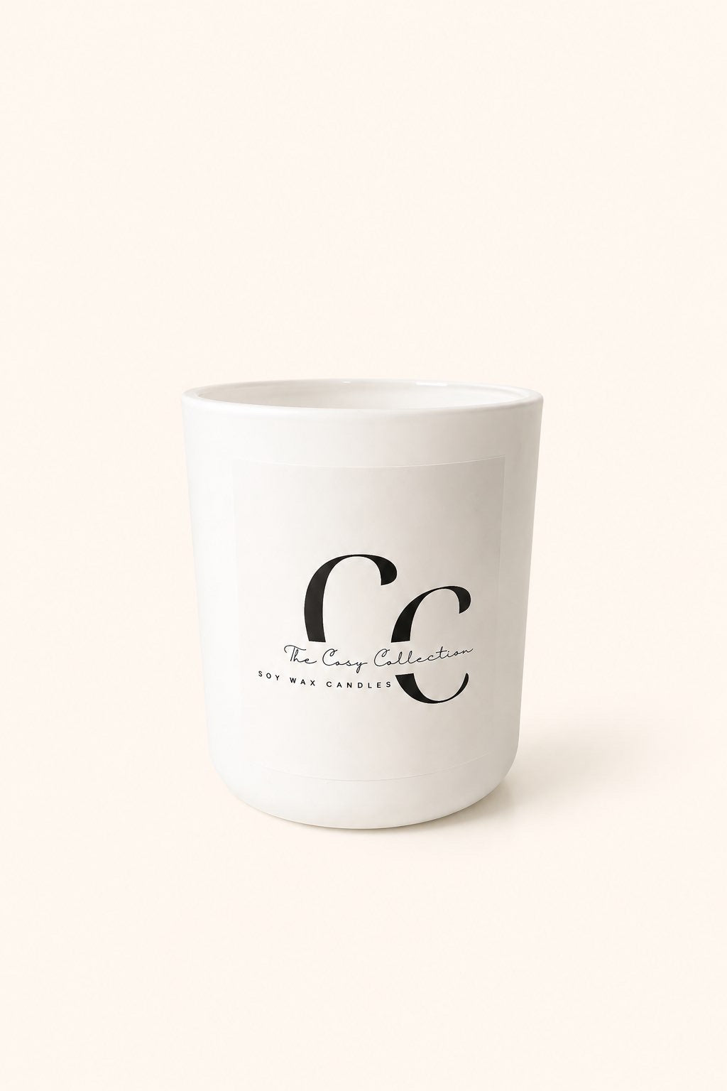 Matte White Candle