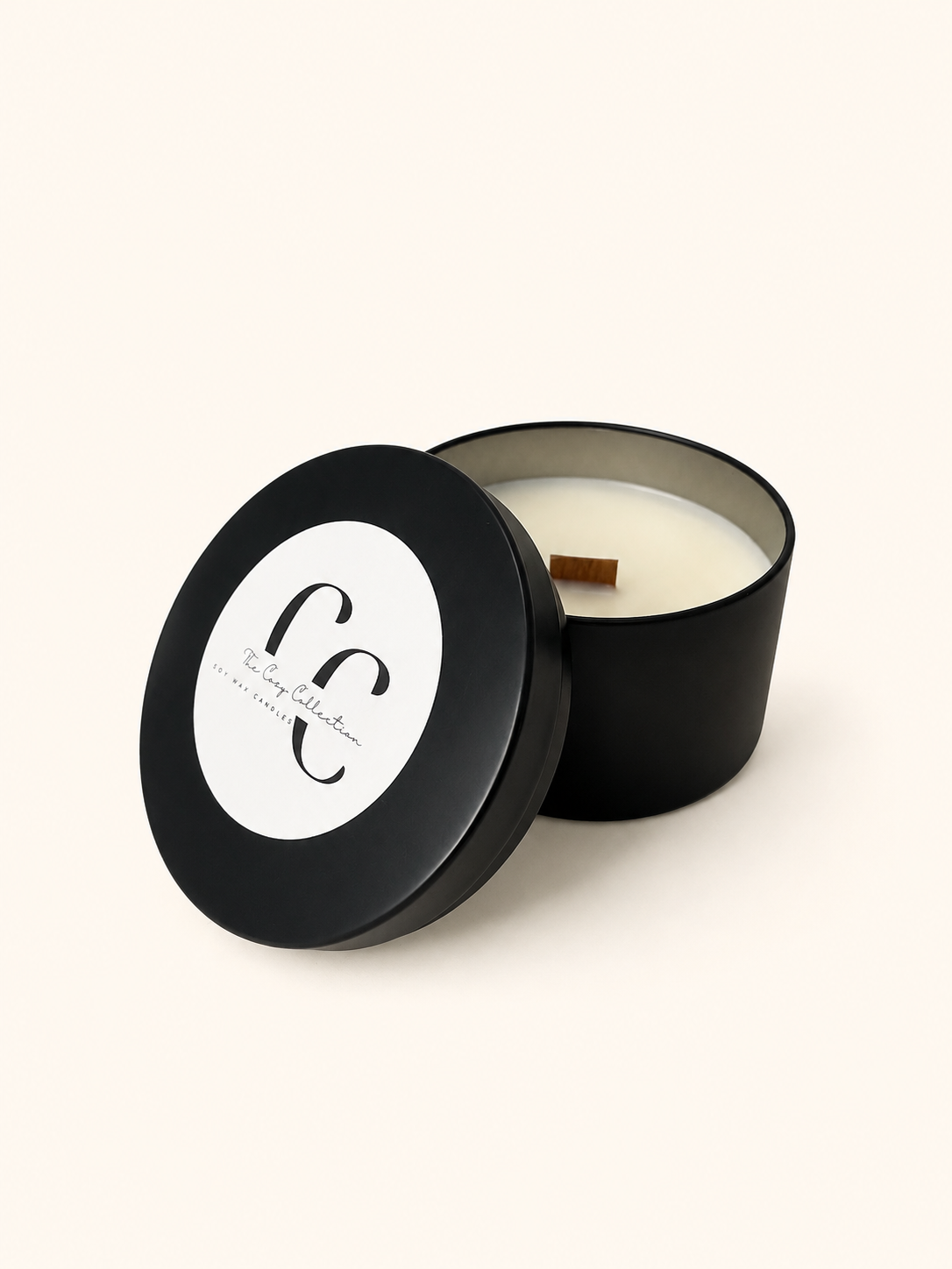 Small Matte Black Tins